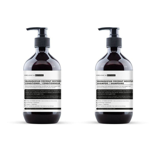 Madagascan Coconut Moisturising Shampoo + Conditioner