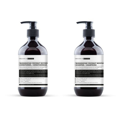 Madagascan Coconut Moisturising Shampoo + Conditioner - skinChemists