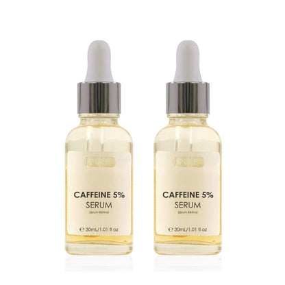 skinChemists Pure Caffeine 5% Biphase Serum 30ml Twin Value Savings Pack - skinChemists