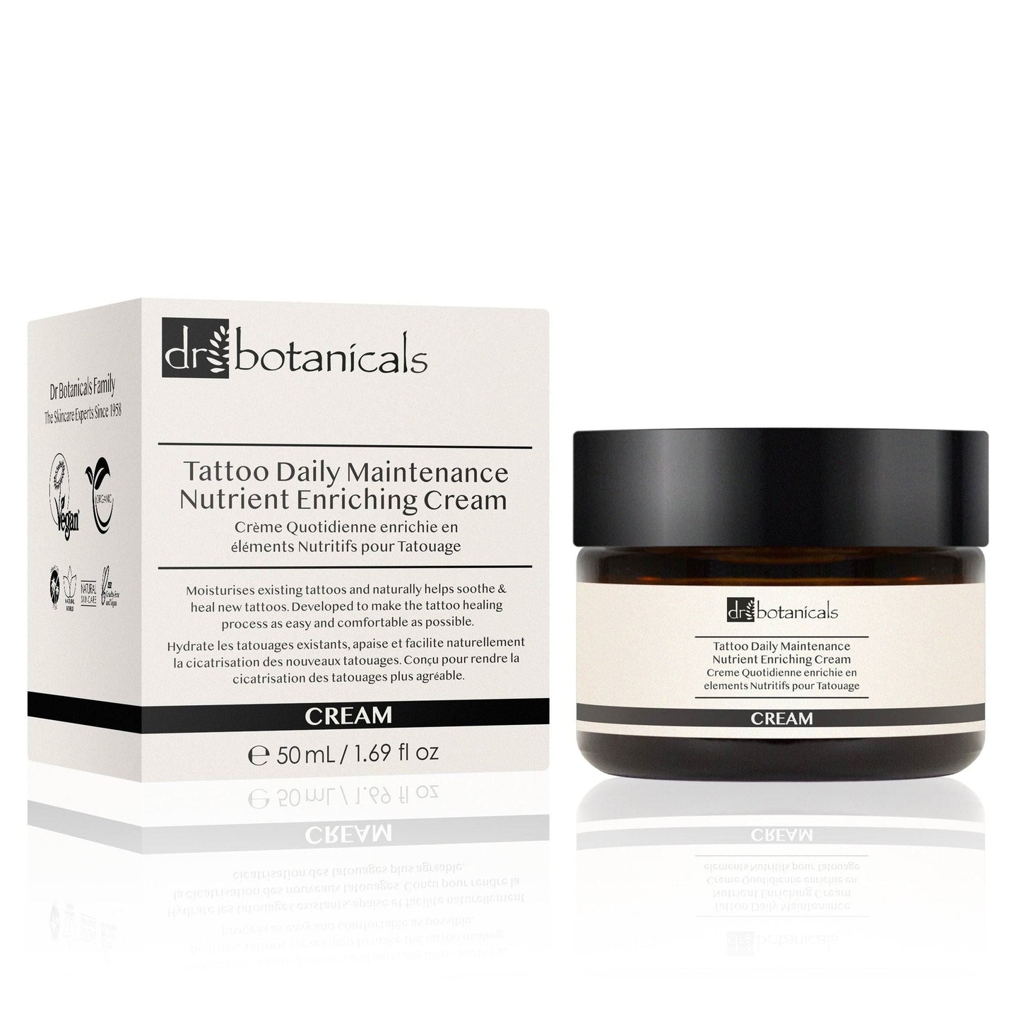 Dr Botanicals Tattoo Cream 50ml Twin Value Savings Pack - skinChemists