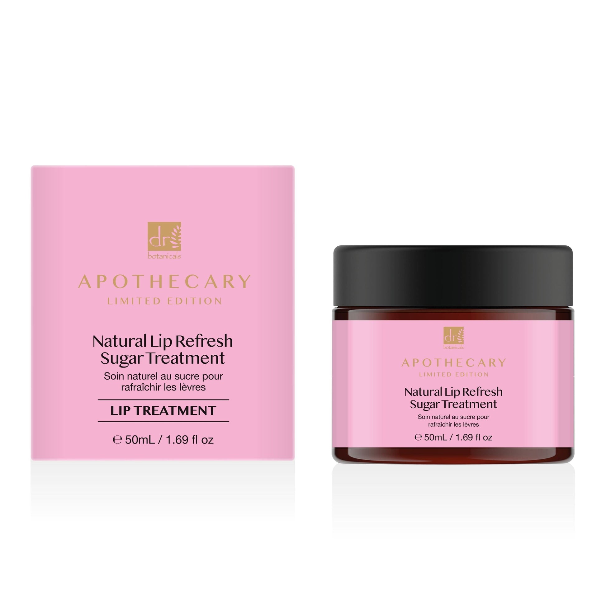 Dr Botanicals Natural Lip Refresh Sugar Treatment 50ml Twin Value Savings Pack - skinChemists