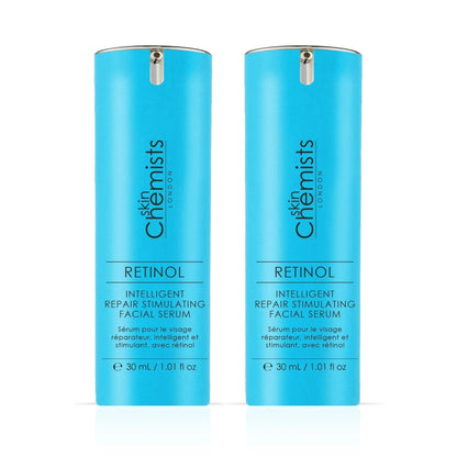 skinChemists Retinol Intelligent Repair Stimulating Facial Serum 30ml Twin Value Savings Pack - skinChemists