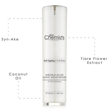 Wrinkle Killer Night Moisturiser 50ml - skinChemists