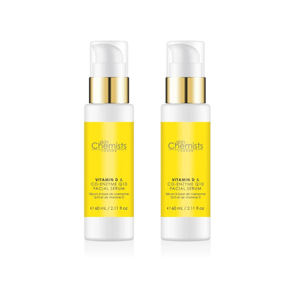 skinChemists Vitamin D Co-Enzyme Q10 & Vitamin D Serum 50ml Twin Value Savings Pack