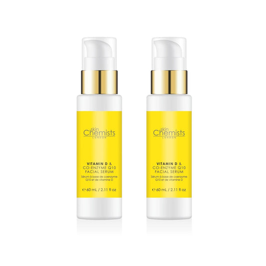 skinChemists Vitamin D Co-Enzyme Q10 & Vitamin D Serum 50ml Twin Value Savings Pack