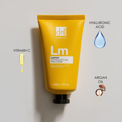 Dr Botanicals Lemon Superfood All-In-One Rescue Butter Duo Pack 100ml - skinChemists