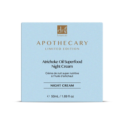 Dr Botanicals Artichoke Oil Superfood Night Cream 50ml Twin Value Savings Pack - skinChemists