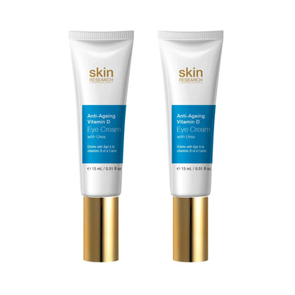 Skin Research Anti-Ageing Vitamin D Eye Cream with Urea 15ml Twin Value Savings Pack - skinChemists