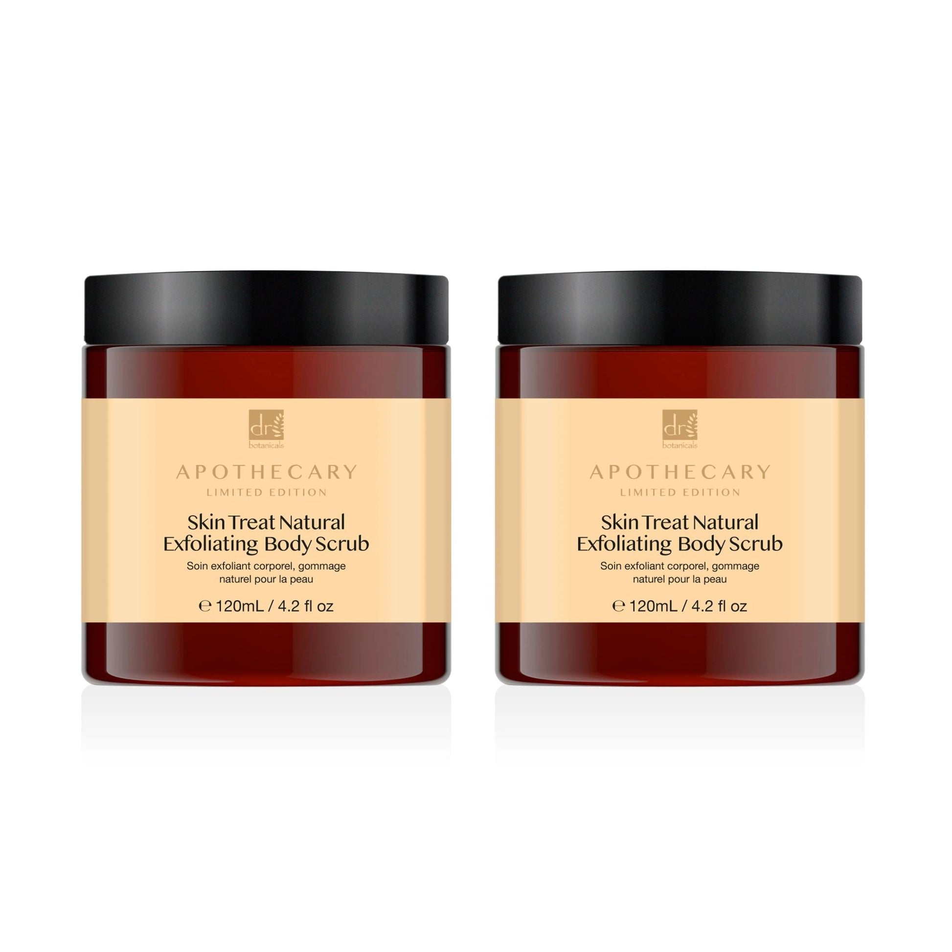 Dr Botanicals Skin Treat Natural Exfoliating Body Scrub 120ml Twin Value Savings Pack - skinChemists