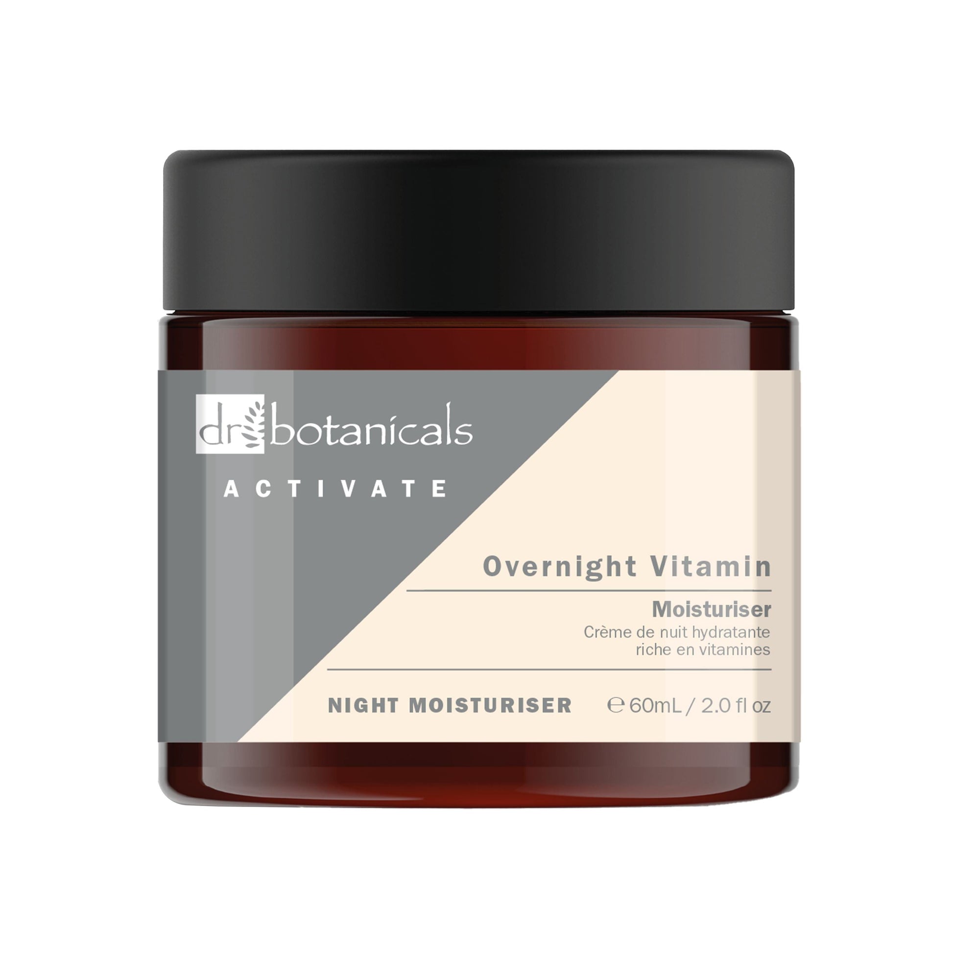 Dr Botanicals Activate Overnight Vitamin Moisturiser 60ml Twin Value Savings Pack - skinChemists