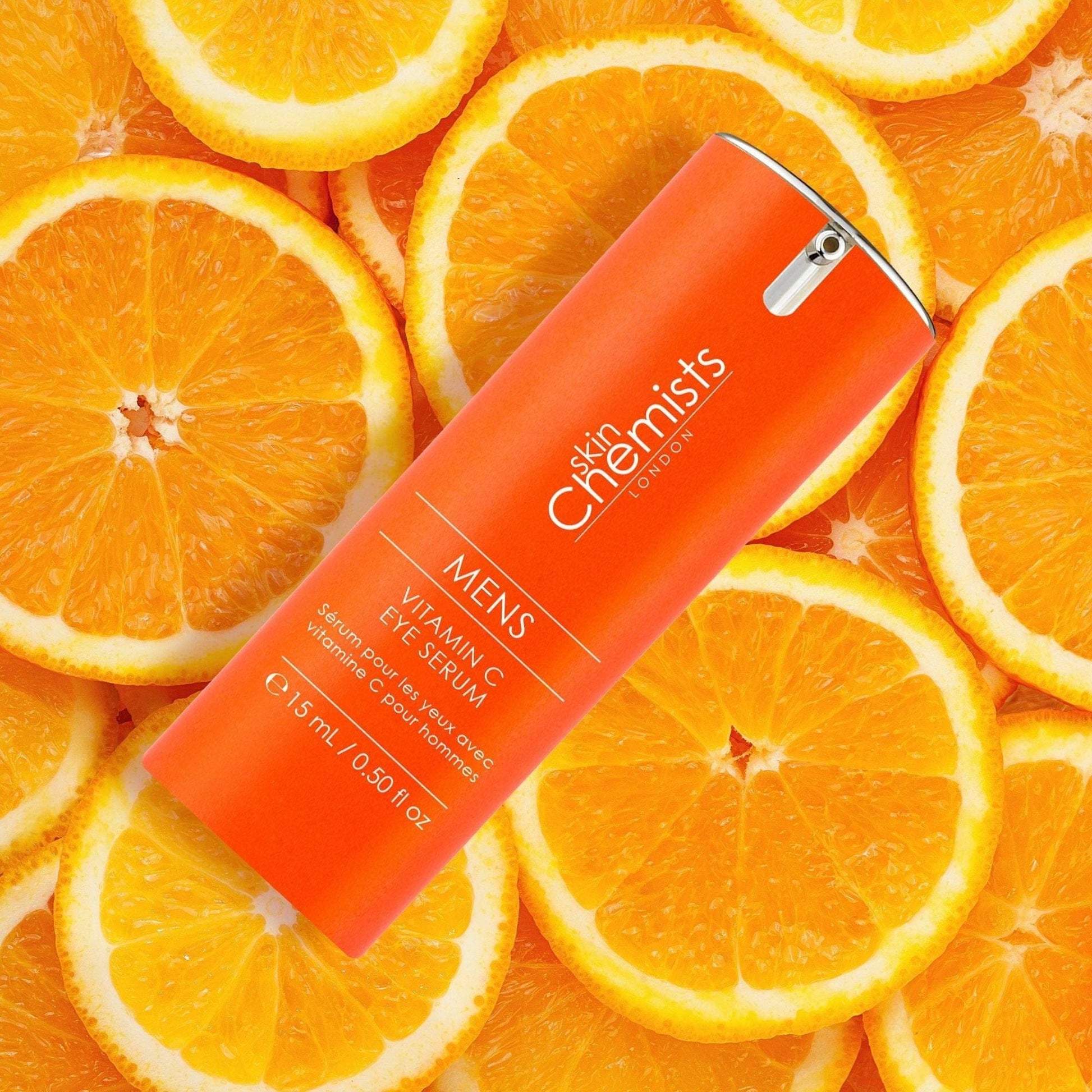 skinChemists Men's Vitamin C Eye Serum 15ml Twin Value Savings Pack - skinChemists