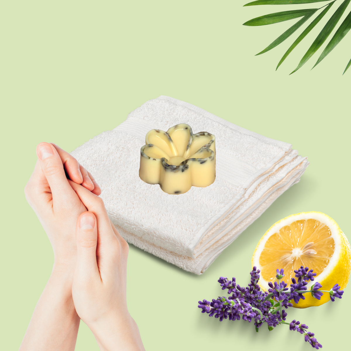 Flower Shaped Lotion Bar