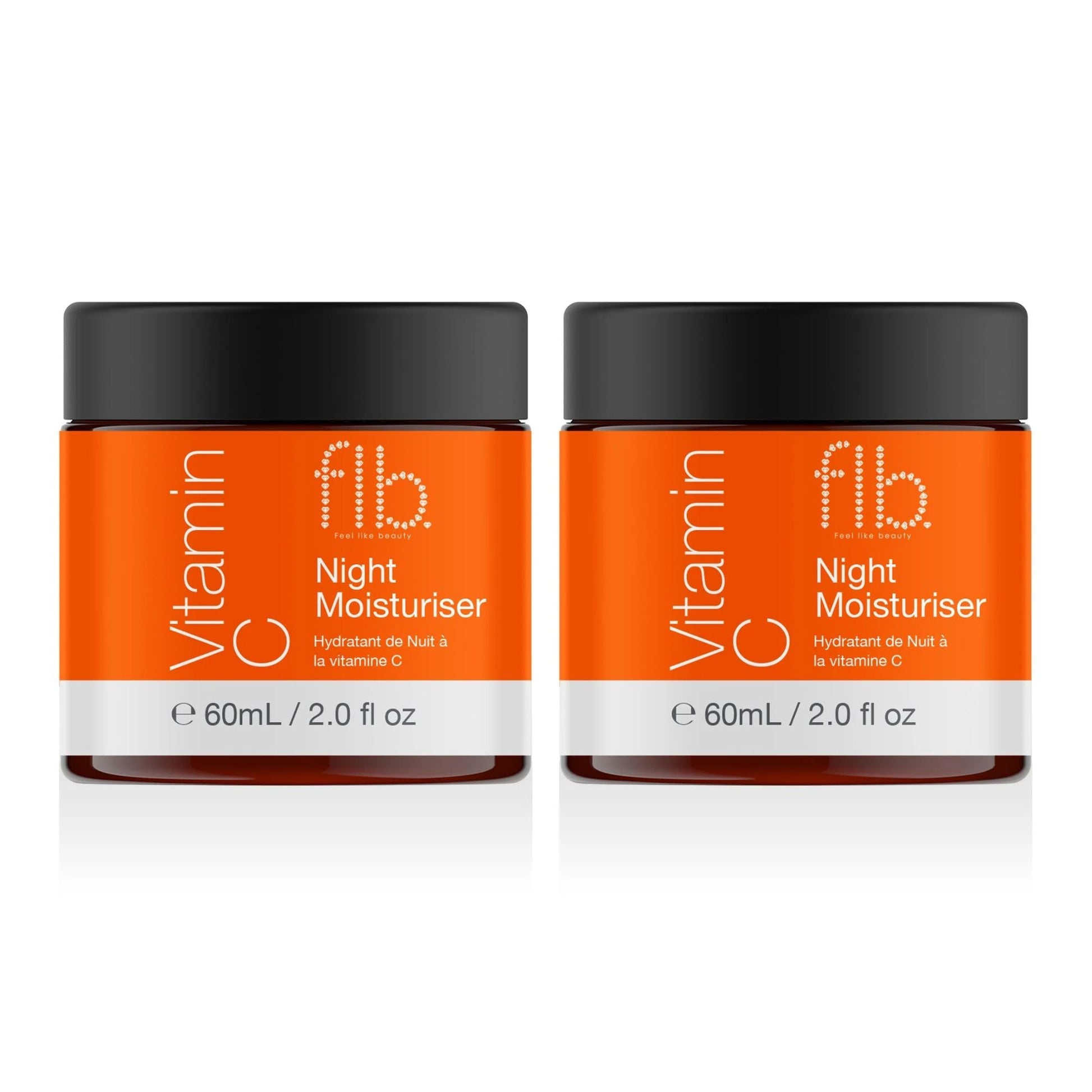 Feel Like Beauty Vitamin C Night Moisturiser 60ml Twin Value Savings Pack - skinChemists