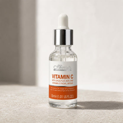 skinChemists Anti-Aging Vitamin C, Salicylic Acid Vitamin C Facial Serum 30ml - skinChemists