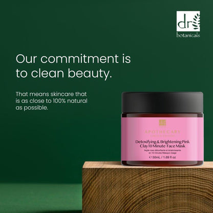 Detoxifying & Brightening Pink Clay 10 Minute Face Mask 50ml - skinChemists