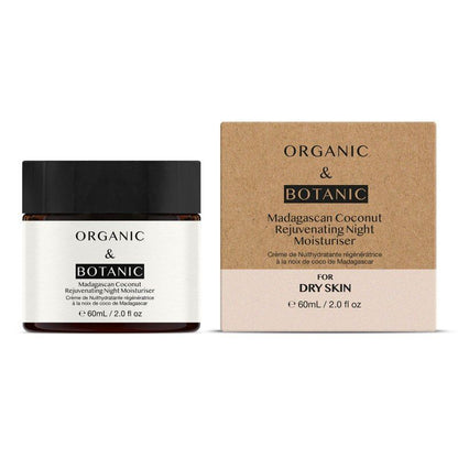 Madagascan Coconut Night Cream - 60ml - Deeply Hydrating & Nourishing with Vitamin C for Smooth, Supple, & Radiant Skin - skinChemists