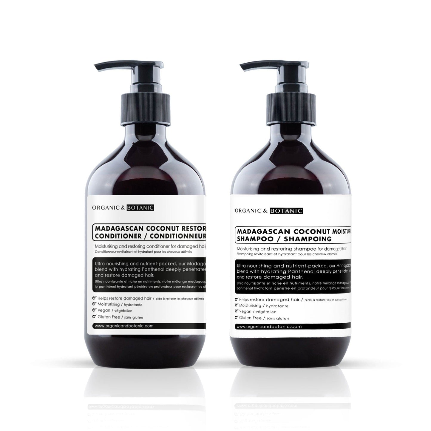 Organic & Botanic Madagascan Coconut Shampoo & Conditioner - skinChemists
