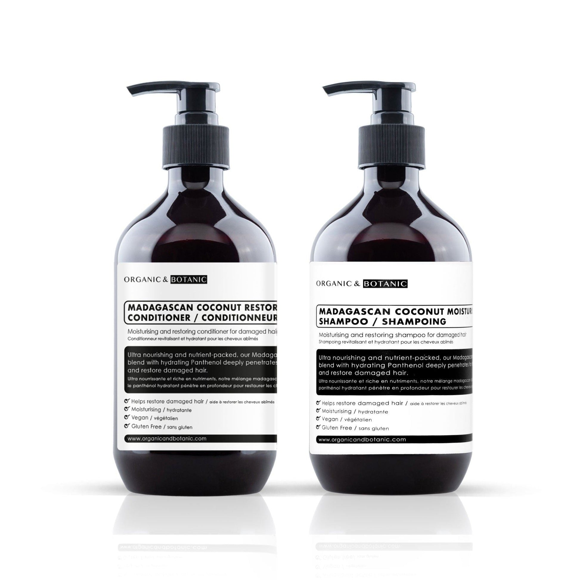 Organic & Botanic Madagascan Coconut Shampoo & Conditioner - skinChemists