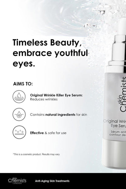 Original Wrinkle Killer Eye Serum 15ml - skinChemists