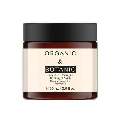 Mandarin Orange Brightening Overnight Mask - 60ml - Revitalizing & Hydrating with Vitamin C & Sea Buckthorn for Radiant, Even-Toned Skin