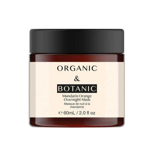 Mandarin Orange Brightening Overnight Mask - 60ml - Revitalizing & Hydrating with Vitamin C & Sea Buckthorn for Radiant, Even-Toned Skin