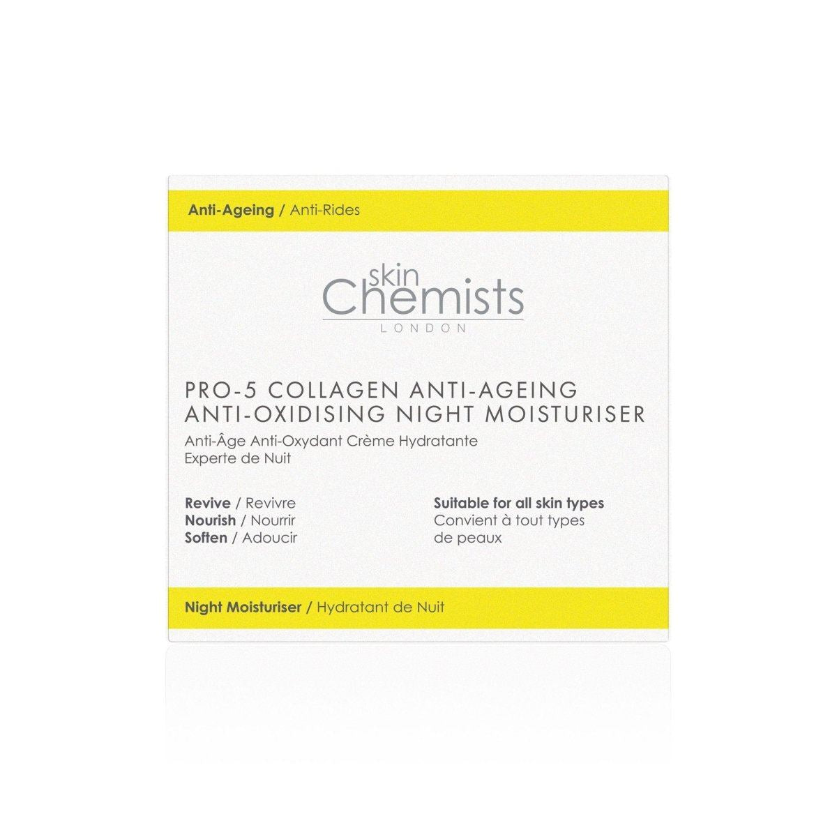 Pro-5 Collagen Anti-Ageing Anti-Oxidising Night Moisturiser 50ml - skinChemists