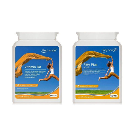 Lifechange Vitamin D3 + Fifty Plus Pack
