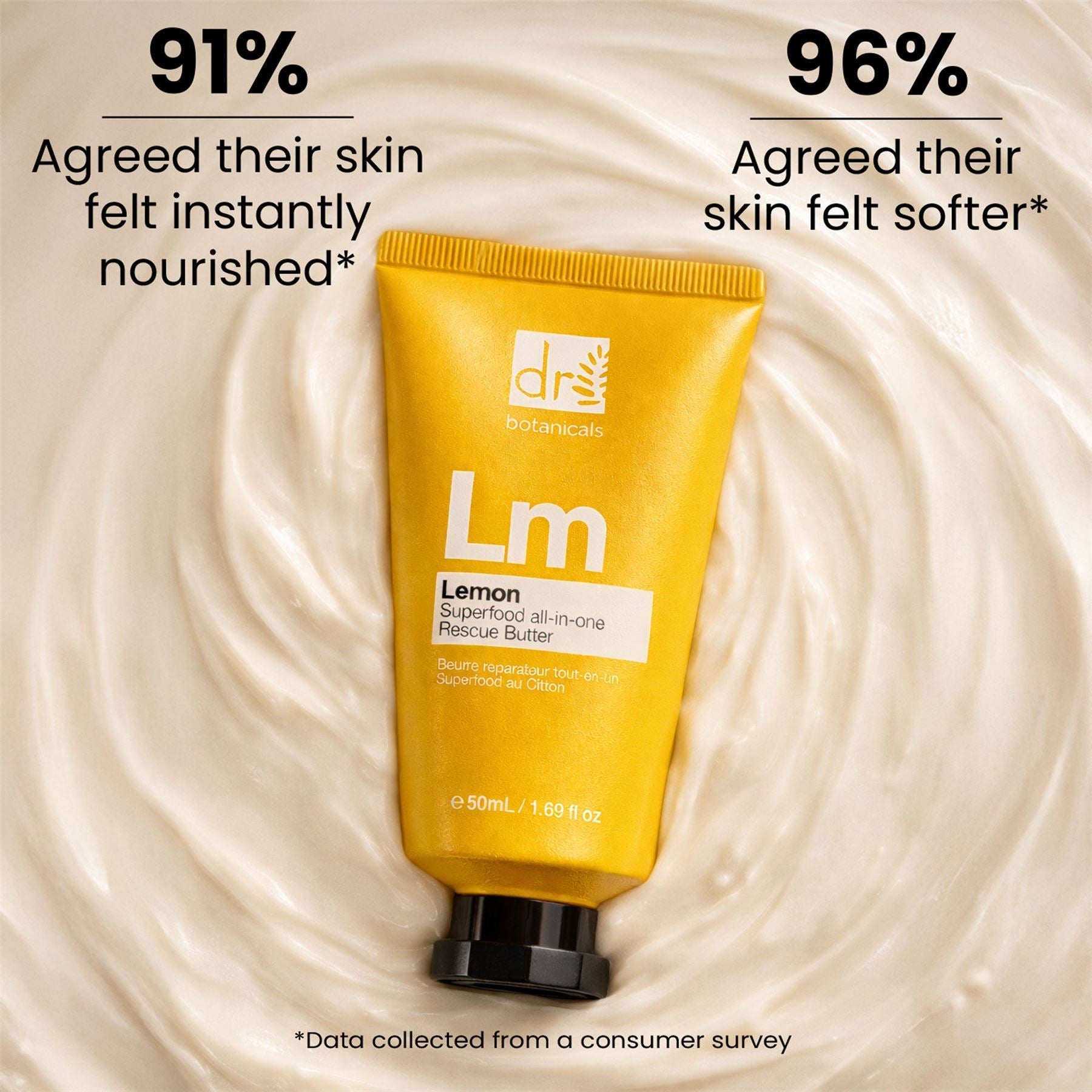 Dr Botanicals Lemon Superfood All-In-One Rescue Butter Duo Pack 100ml - skinChemists