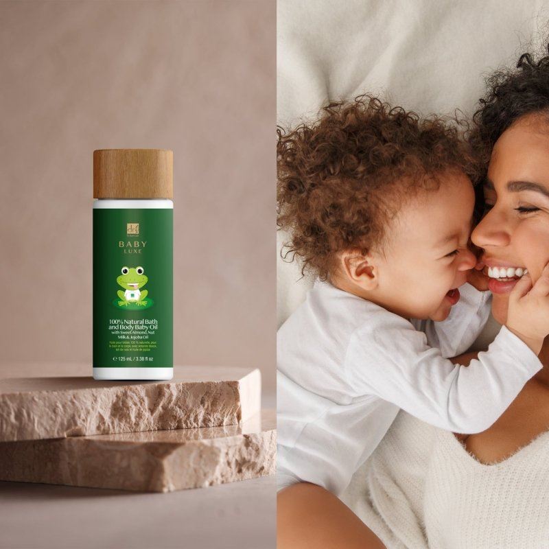 Baby Lux Sweet Almond Oil & Chamomile Baby Body Milk 200ml - skinChemists