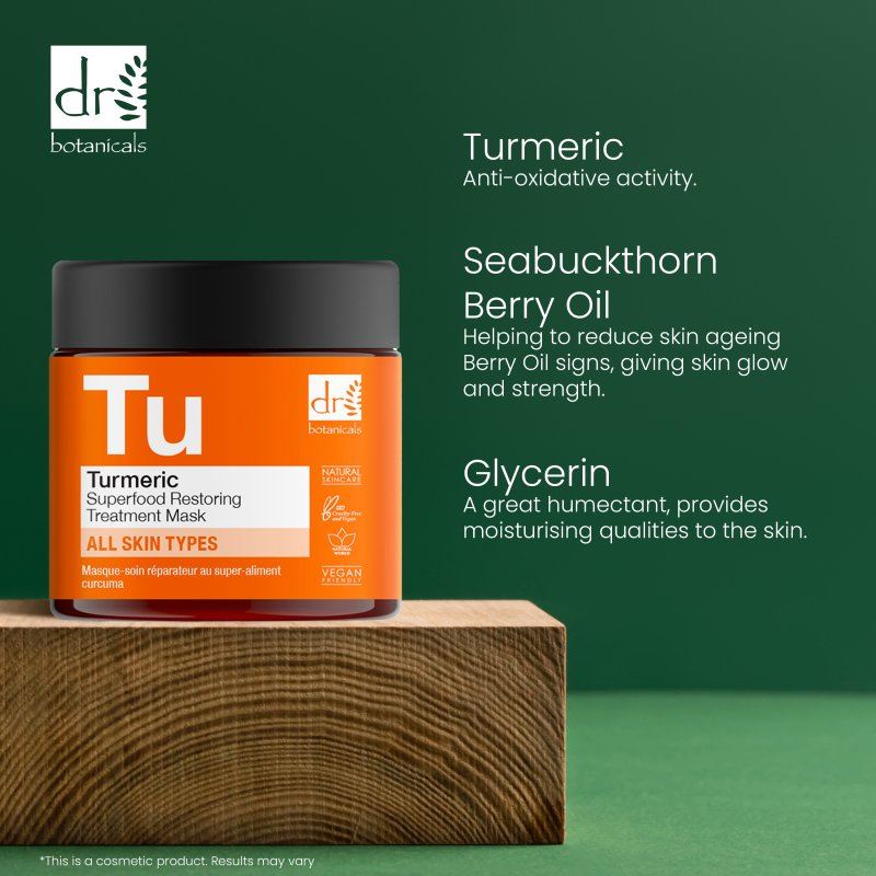Turmeric Superfood Restoring Treatment Mask 60ml - skinChemists