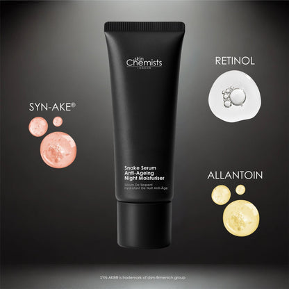 skinChemists Snake Serum Anti-Ageing Night Moisturiser 50ml Duo Set