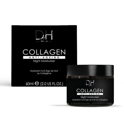 Anti-Ageing Collagen Night Moisturiser, Facial Serum & Cleansing Bar