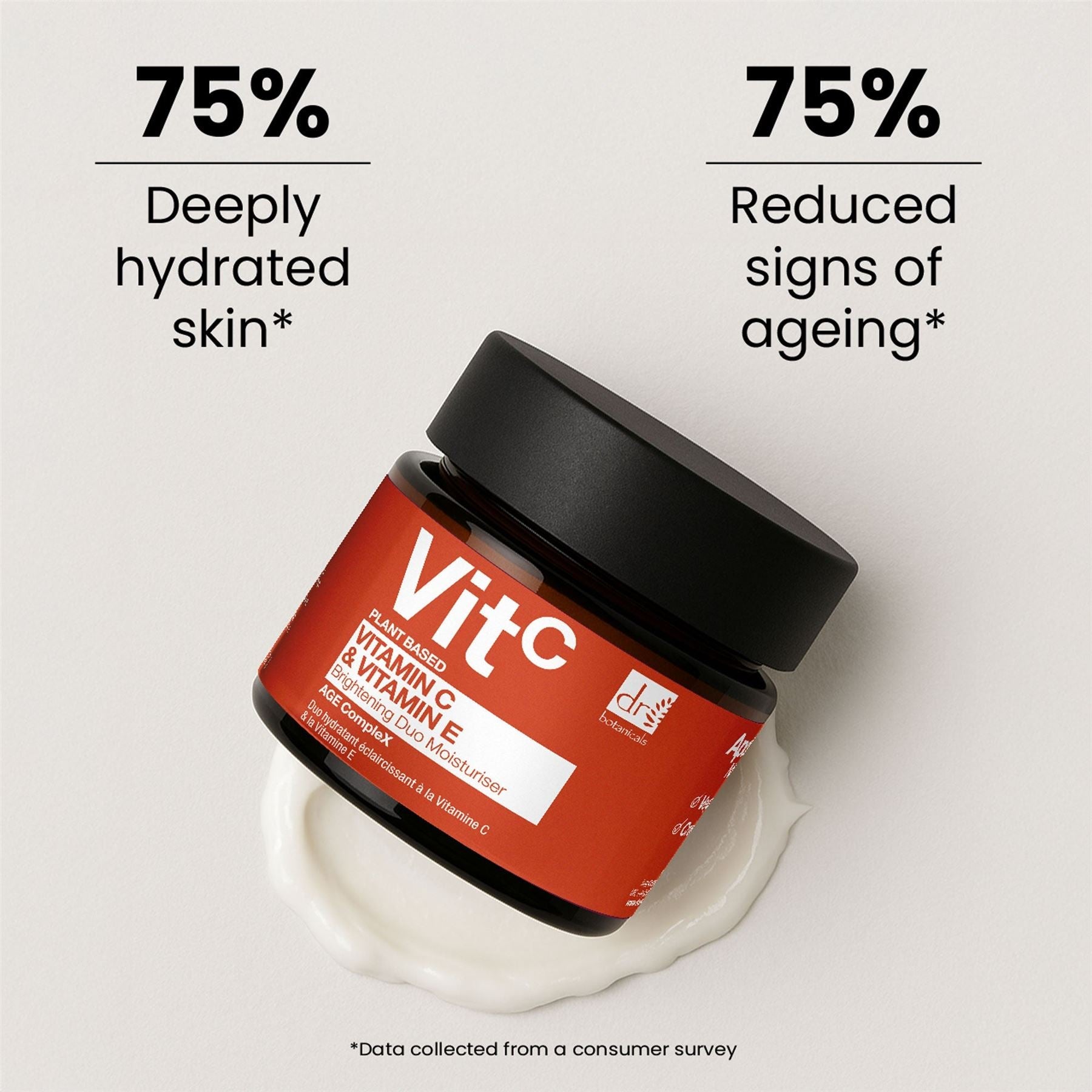 Vitamin C 1% & Vitamin E Brightening Duo Moisturiser 60ml - skinChemists