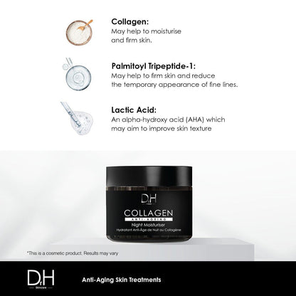 Dr H Collagen Night Moisturiser+ Facial Serum + Cleansing Bar