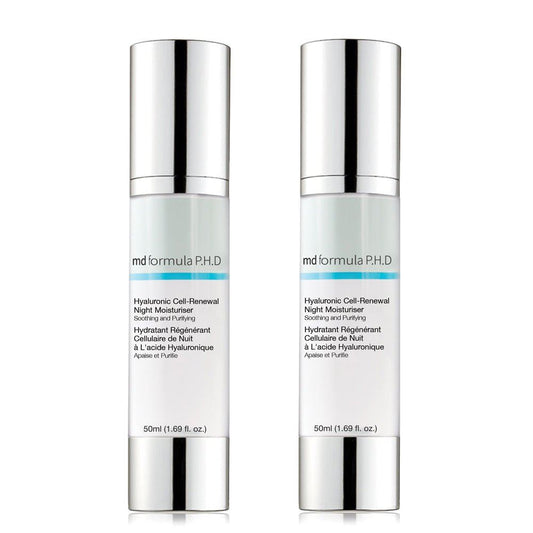 Hyaluronic Cell-Renewal Night Moisturiser Twin Pack - skinChemists