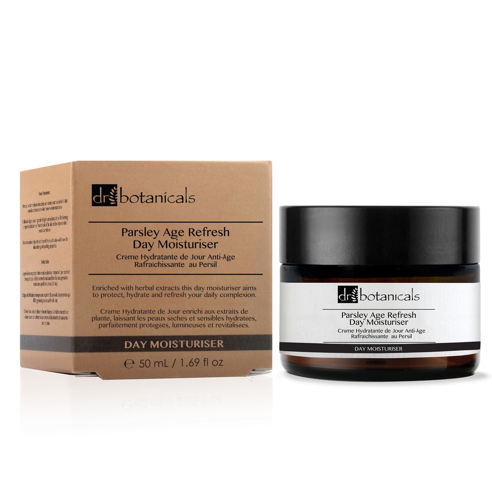 Dr Botanicals Parsley Age Refresh Day Moisturiser 50ml Twin Value Savings Pack - skinChemists