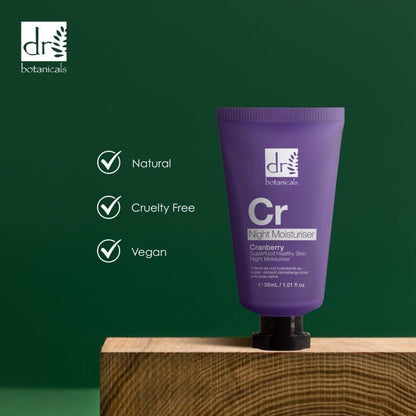 Cranberry Superfood Healthy Skin Night Moisturiser 30ml - skinChemists