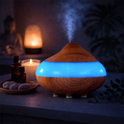Bio-Balancing Wooden Aroma Digital Diffuser Clear Panel (UK Plug) - skinChemists