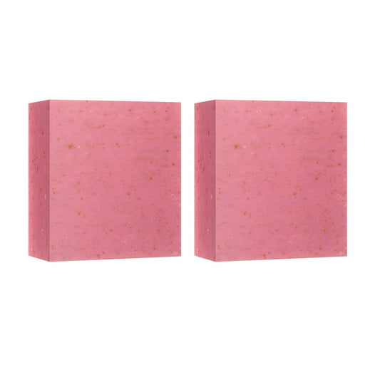 Dr Botanicals La Rose Francaise Facial Cleansing Bar 100g Twin Value Savings Pack