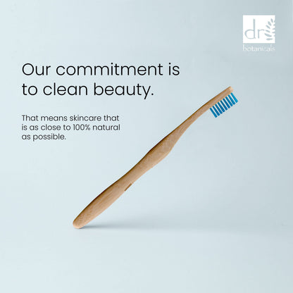 Dr Botanicals Bamboo Toothbrush Blue Twin Value Savings Pack - skinChemists