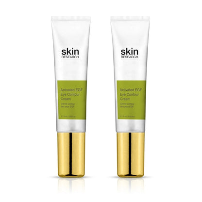 Skin Research Activated EGF Eye Contour Cream 15ml Twin Value Savings Pack - skinChemists