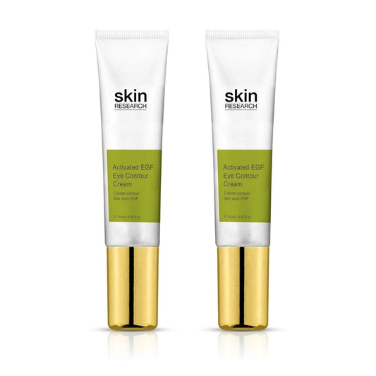 Skin Research Activated EGF Eye Contour Cream 15ml Twin Value Savings Pack
