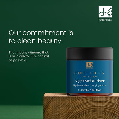 Dr Botanicals Gingerlily Night Moisturiser 50ml Twin Value Savings Pack - skinChemists