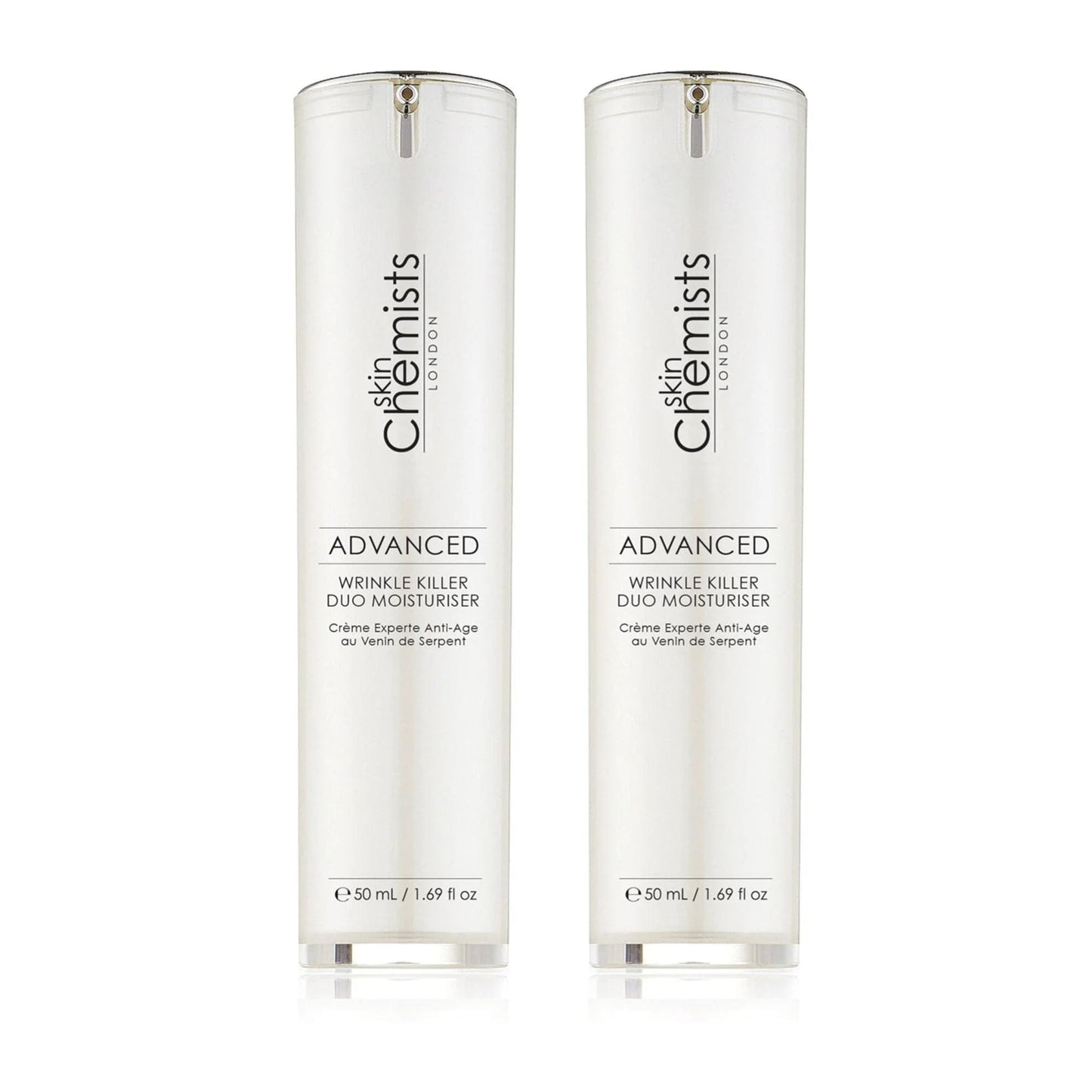 skinChemists Wrinkle Killer Advanced Duo Moisturiser 50ml Twin Value Savings Pack - skinChemists