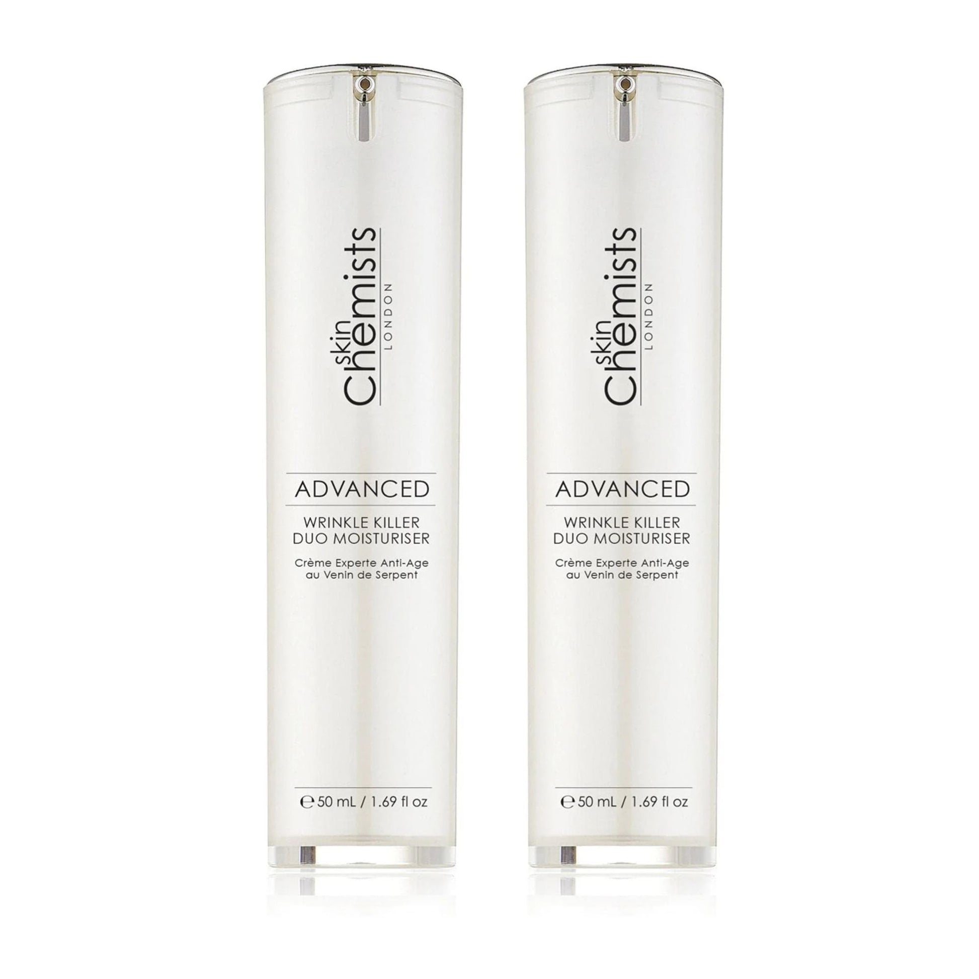 skinChemists Wrinkle Killer Advanced Duo Moisturiser 50ml Twin Value Savings Pack - skinChemists