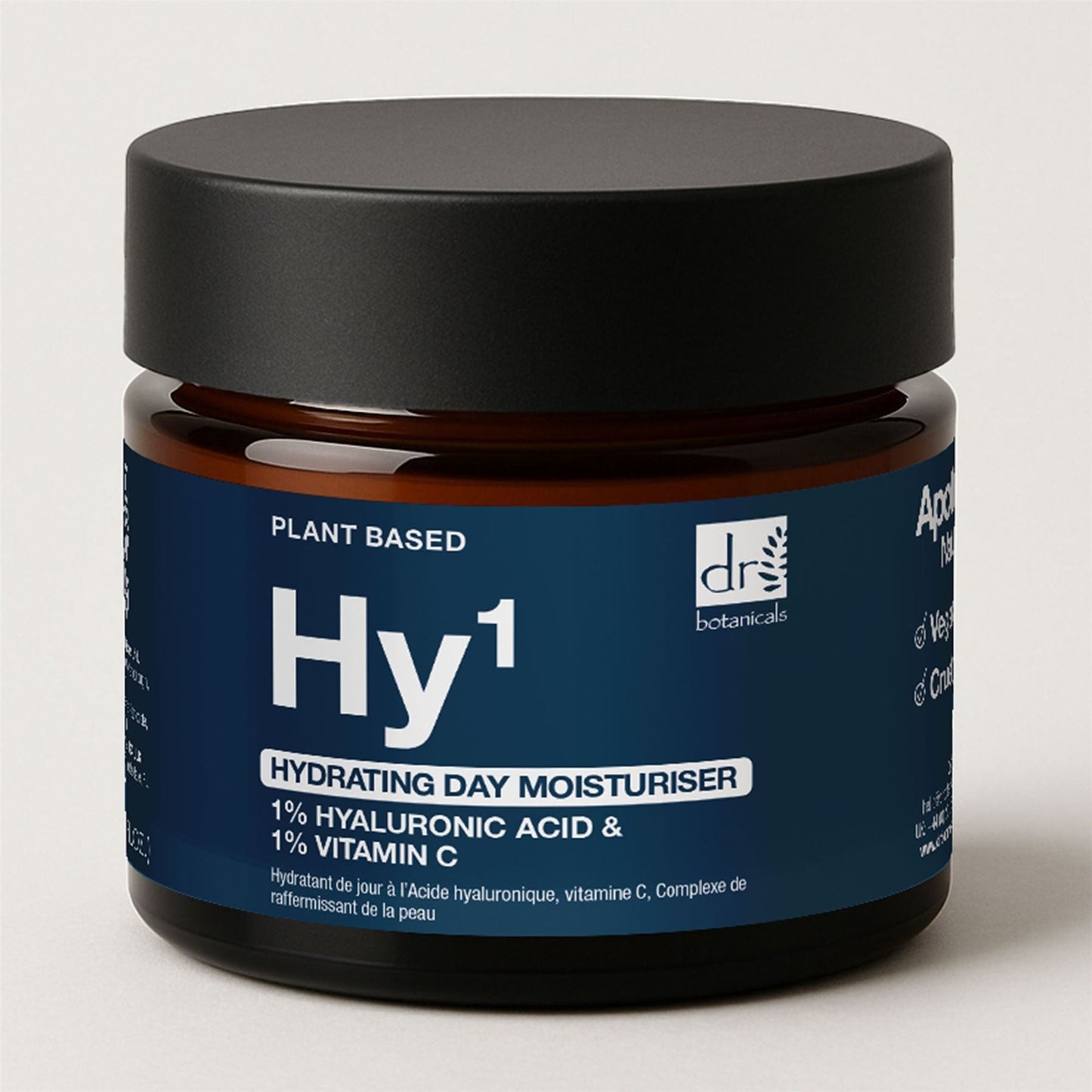 Dr Botanicals Hydrating Face Cream | 1% Hyaluronic Acid & 1% Vitamin C | Hydrating Daily Moisturiser