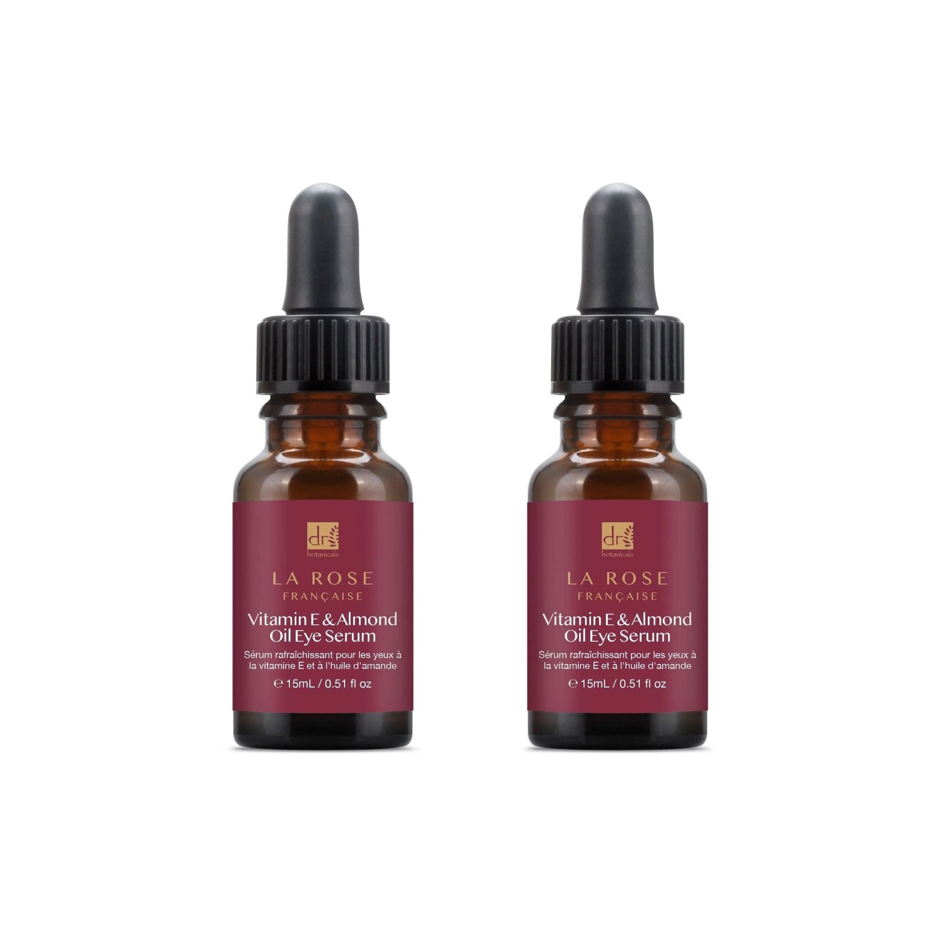 Dr Botanicals La Rose Francaise Eye Serum 15ml Twin Value Savings Pack - skinChemists
