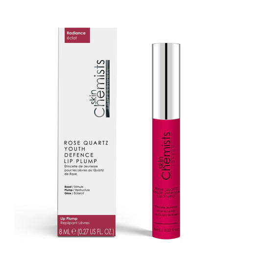skinChemists Rose Quartz Youth Defence Lip Plump 8ml Twin Value Savings Pack
