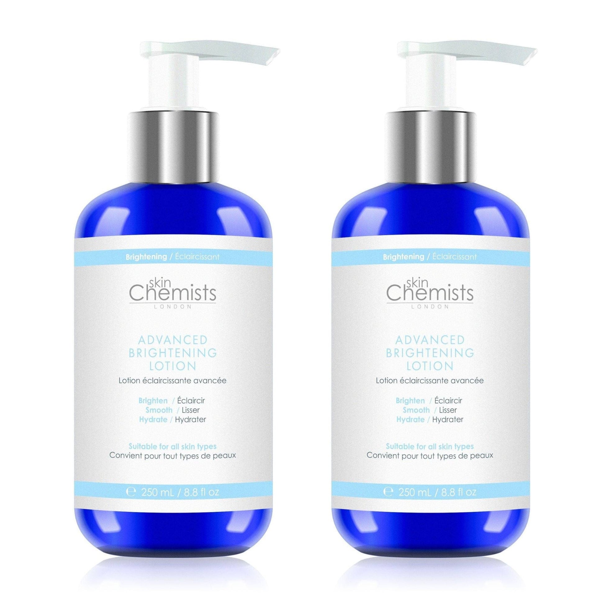 skinChemists Advanced Brightening Lotion 250ml Twin Savings Pack - skinChemists