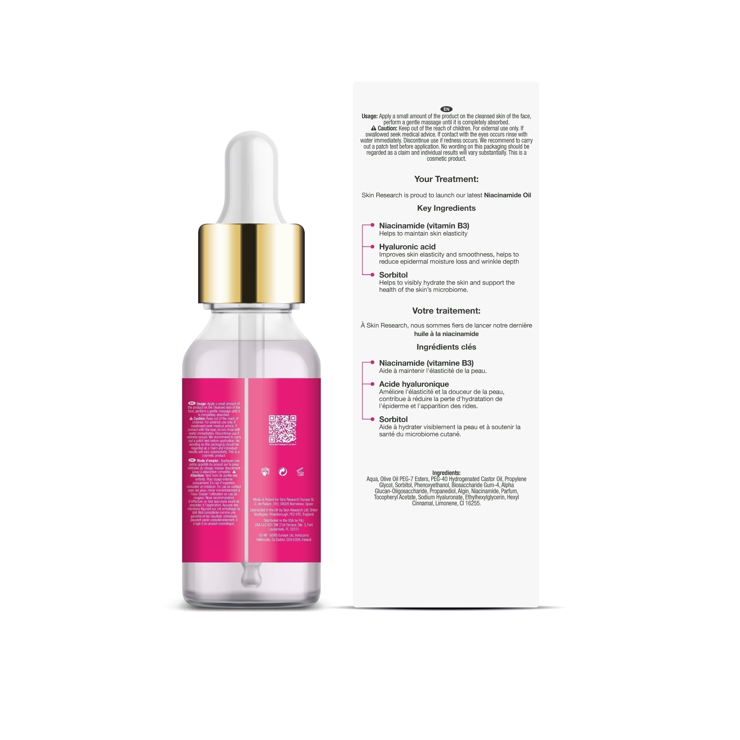 Skin Research Niacinamide Oil 30ml Twin Value Savings Pack - skinChemists